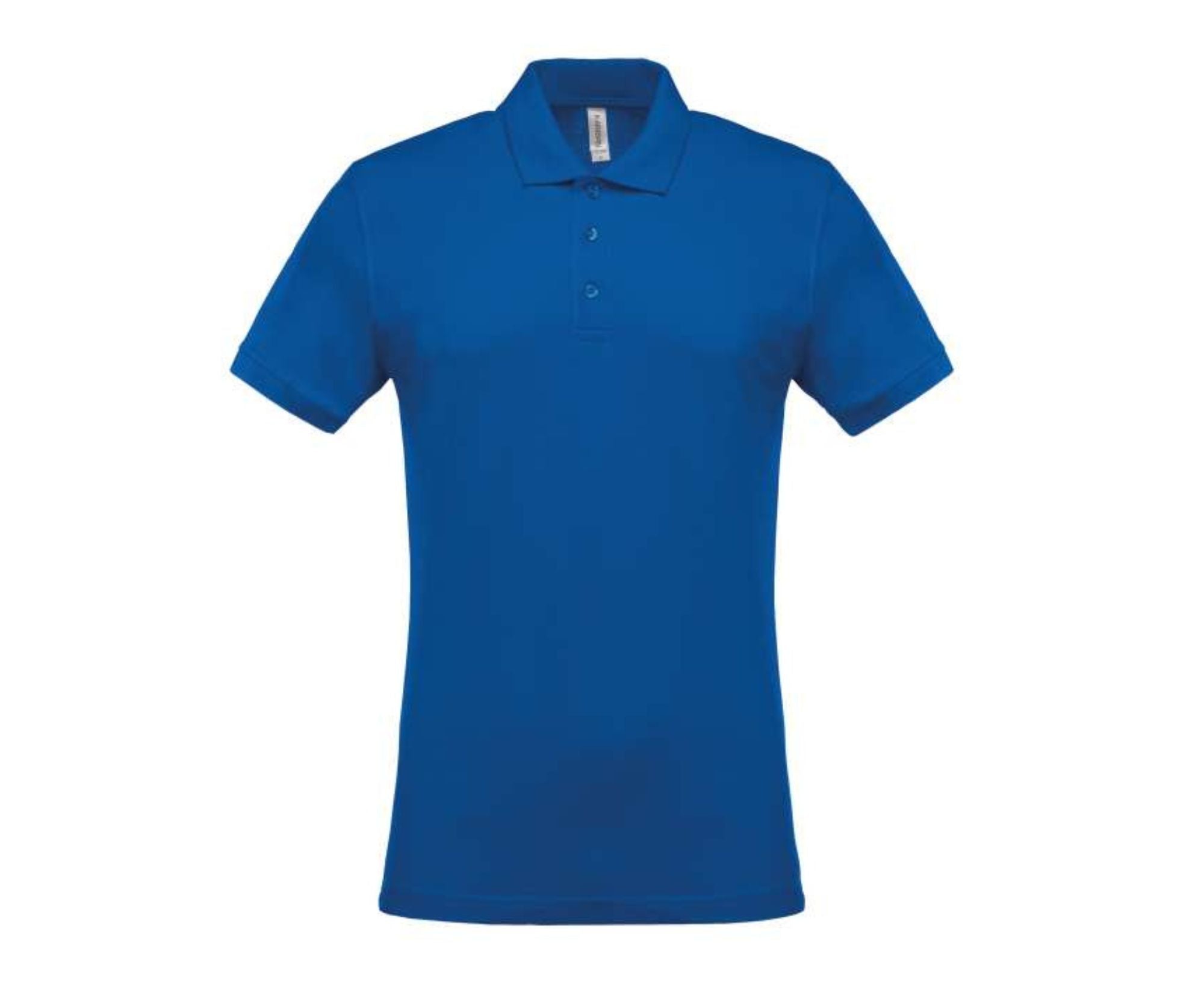 KA254 | Men's Short-Sleeved Piqué Polo Shirt Light Royal Blue
