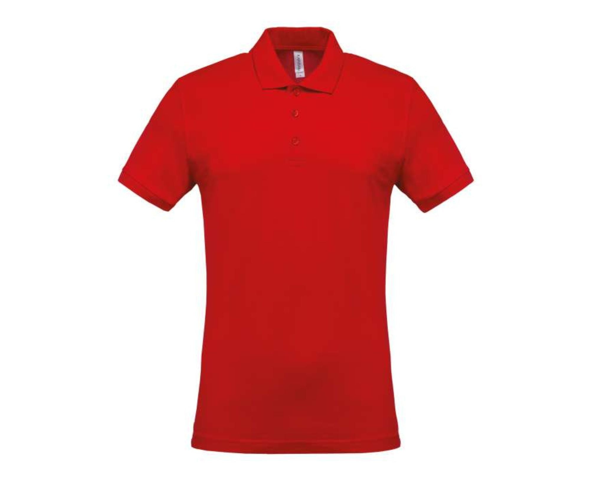 KA254 | Men's Short-Sleeved Piqué Polo Shirt Red