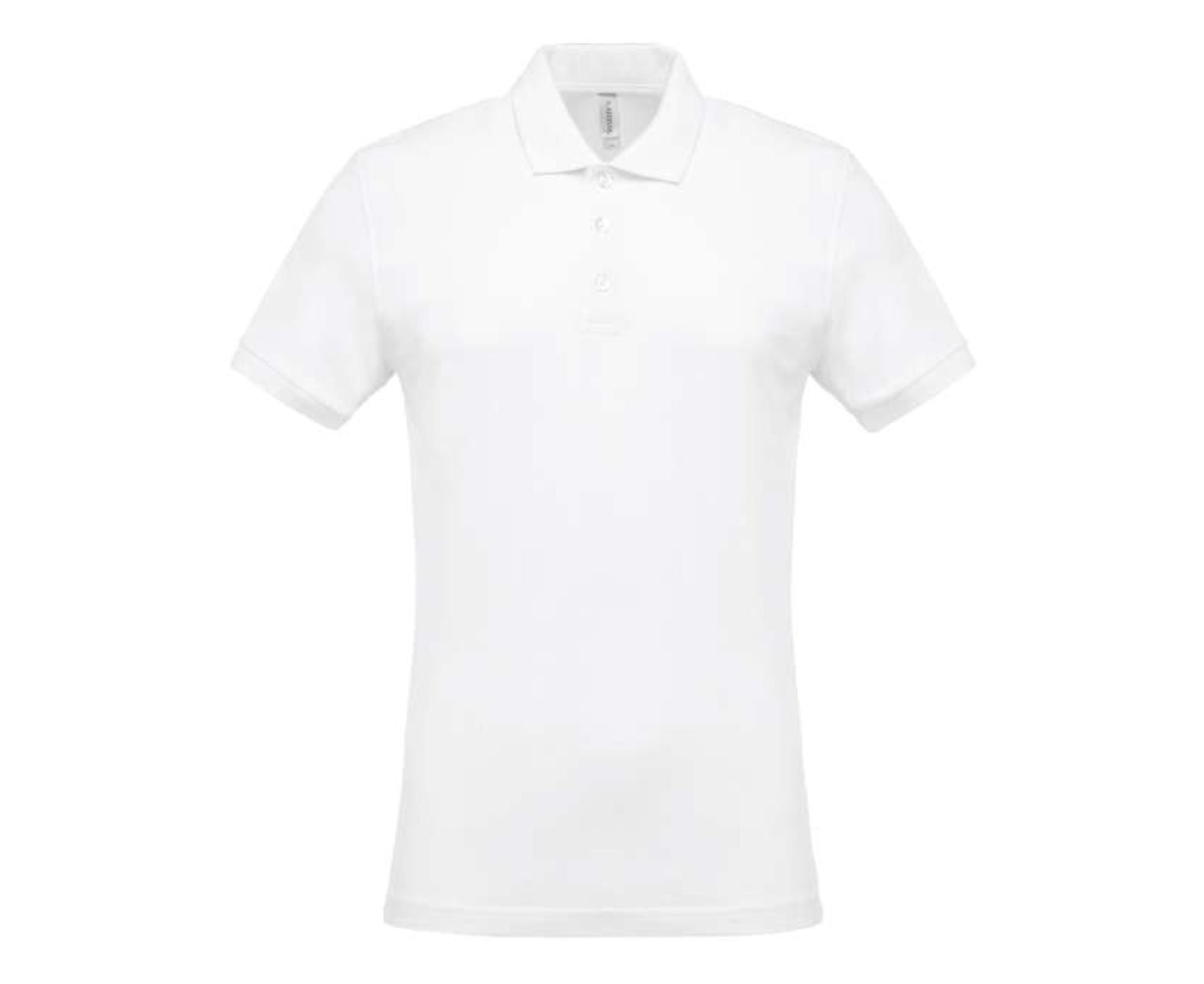 KA254 | Men's Short-Sleeved Piqué Polo Shirt White