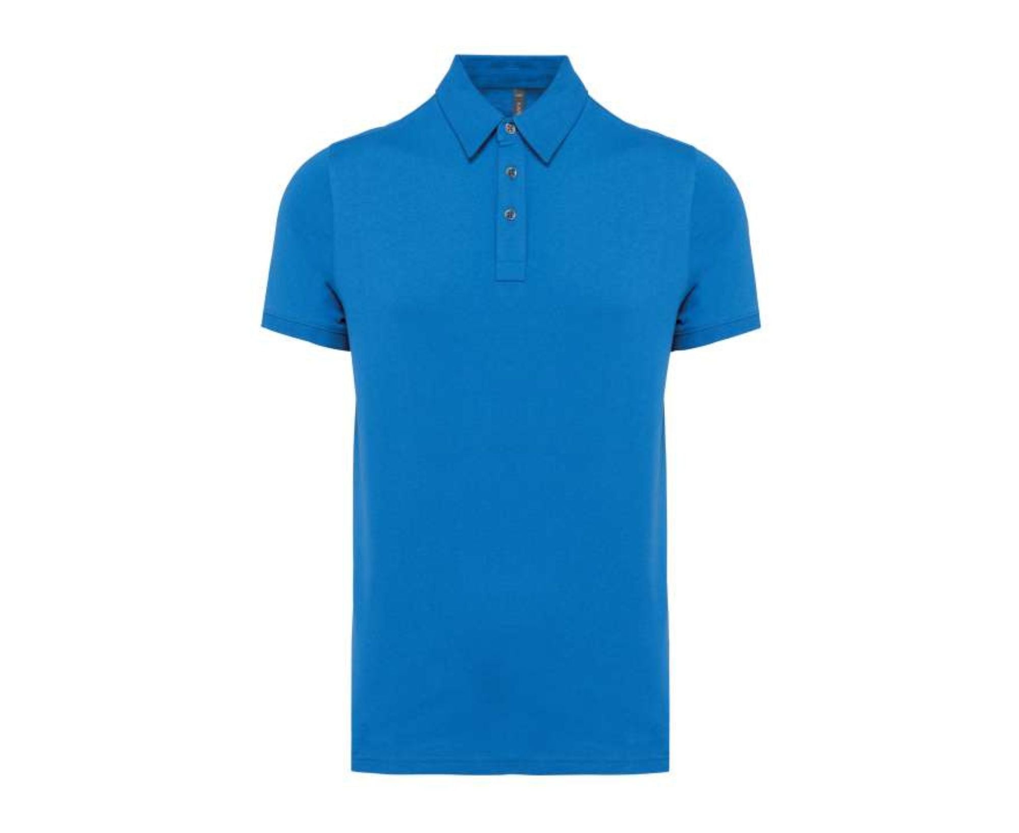 KA262 | Men's Short Sleeved Jersey Polo Shirt Light Royal Blue