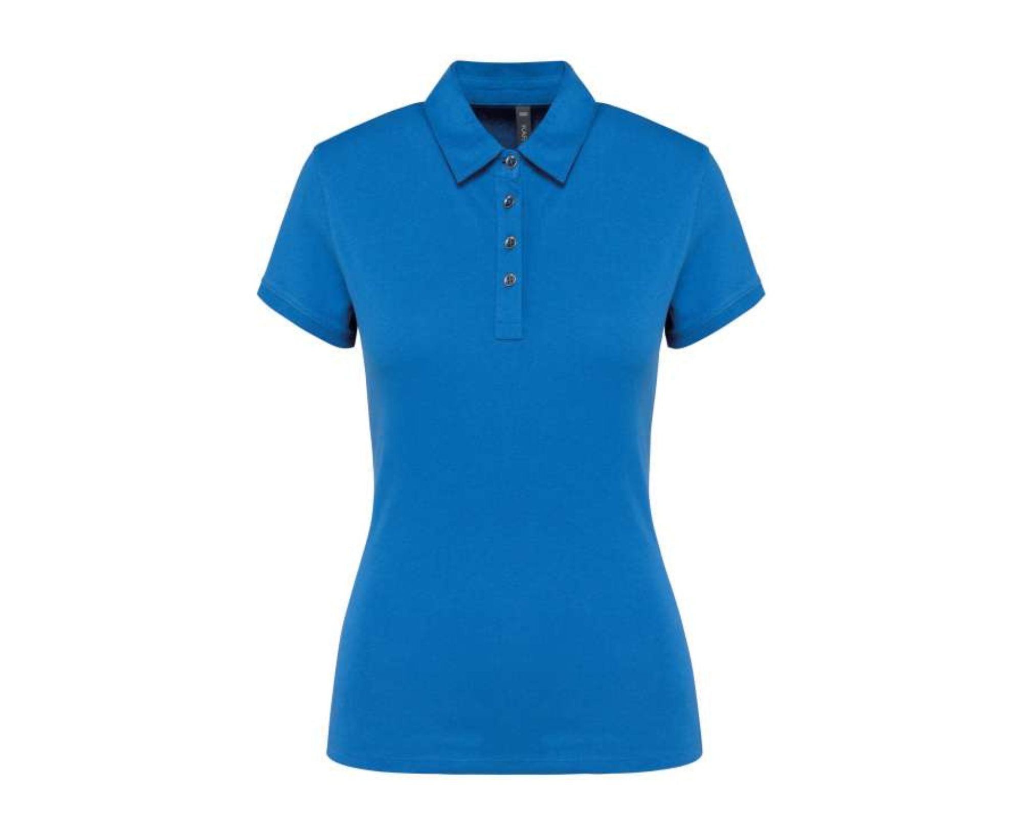 KA263 | Ladies' Short Sleeved Jersey Polo Shirt Light Royal Blue