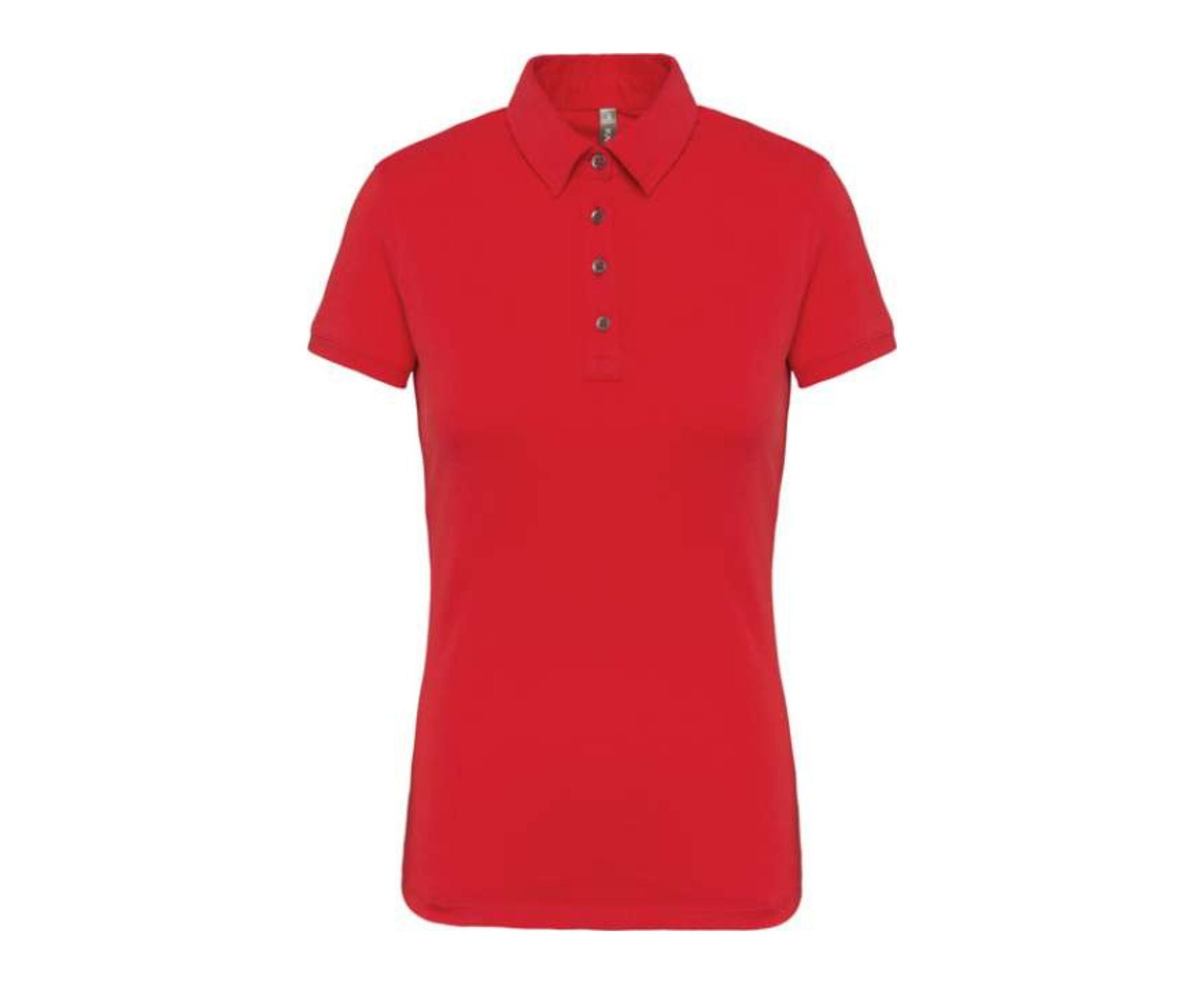 KA263 | Ladies' Short Sleeved Jersey Polo Shirt Red