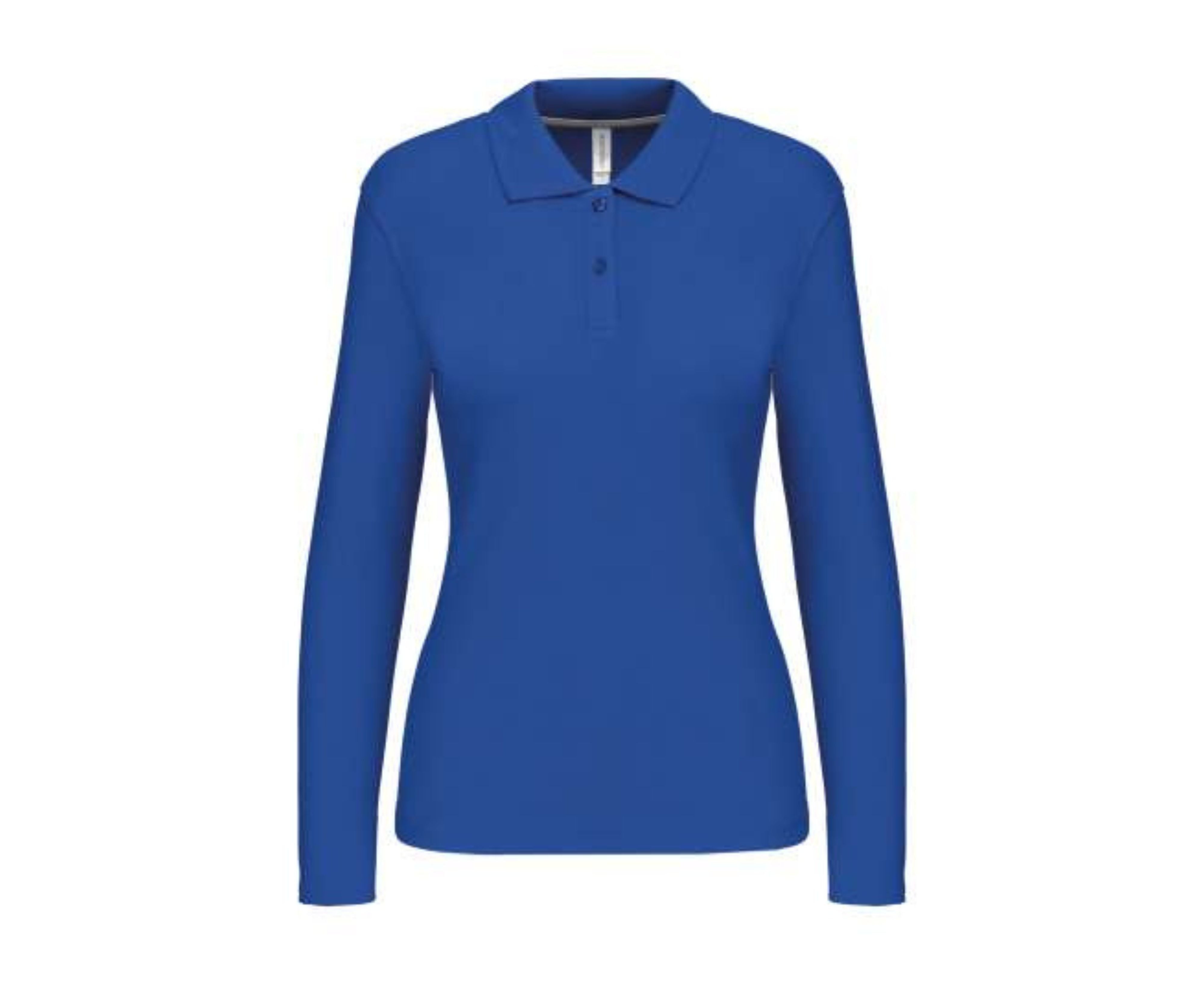KA244 | Ladies' Long Sleeved Polo Shirt Light Royal Blue