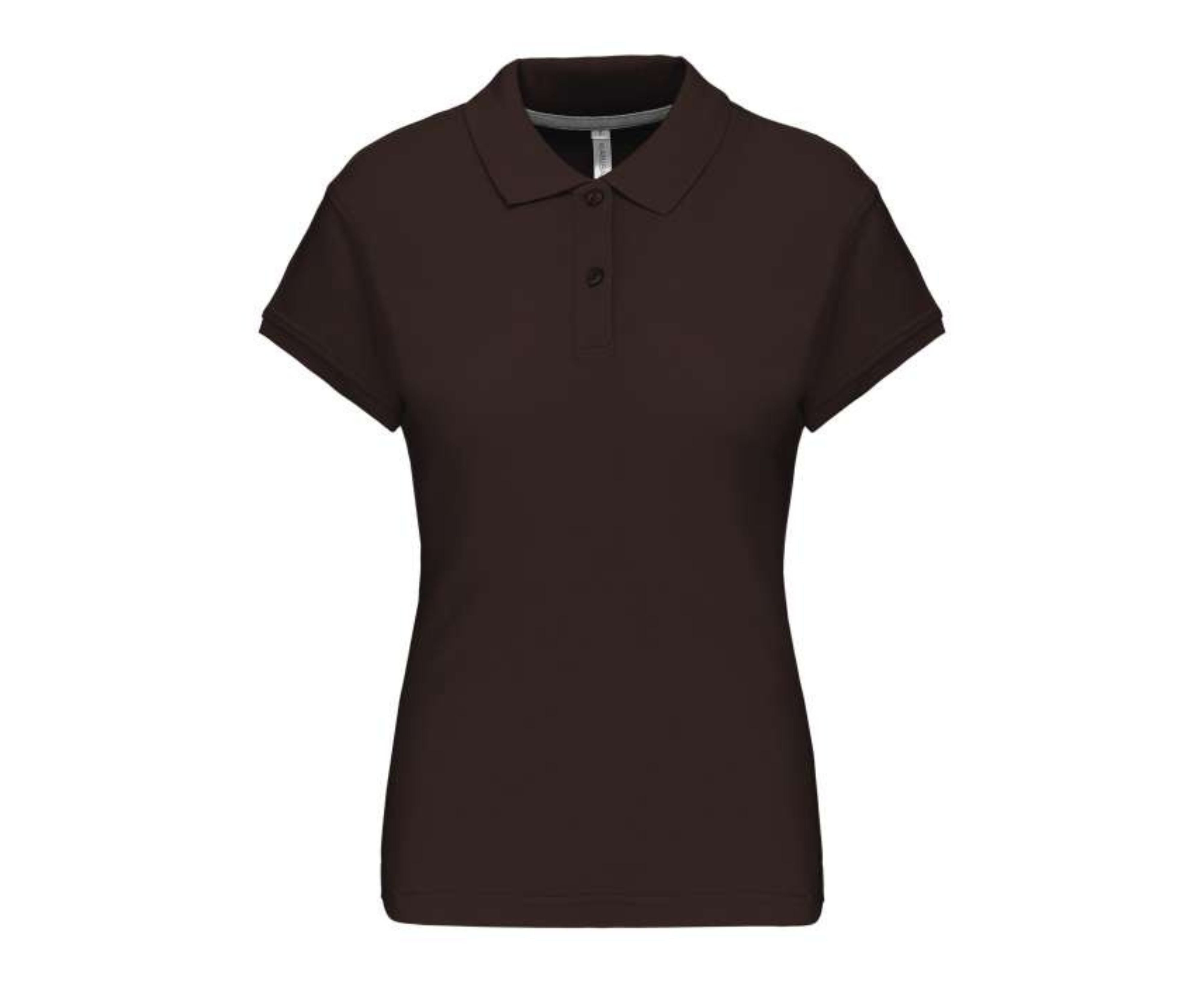KA242 | Ladies Short Sleeved Polo Shirt Chocolate