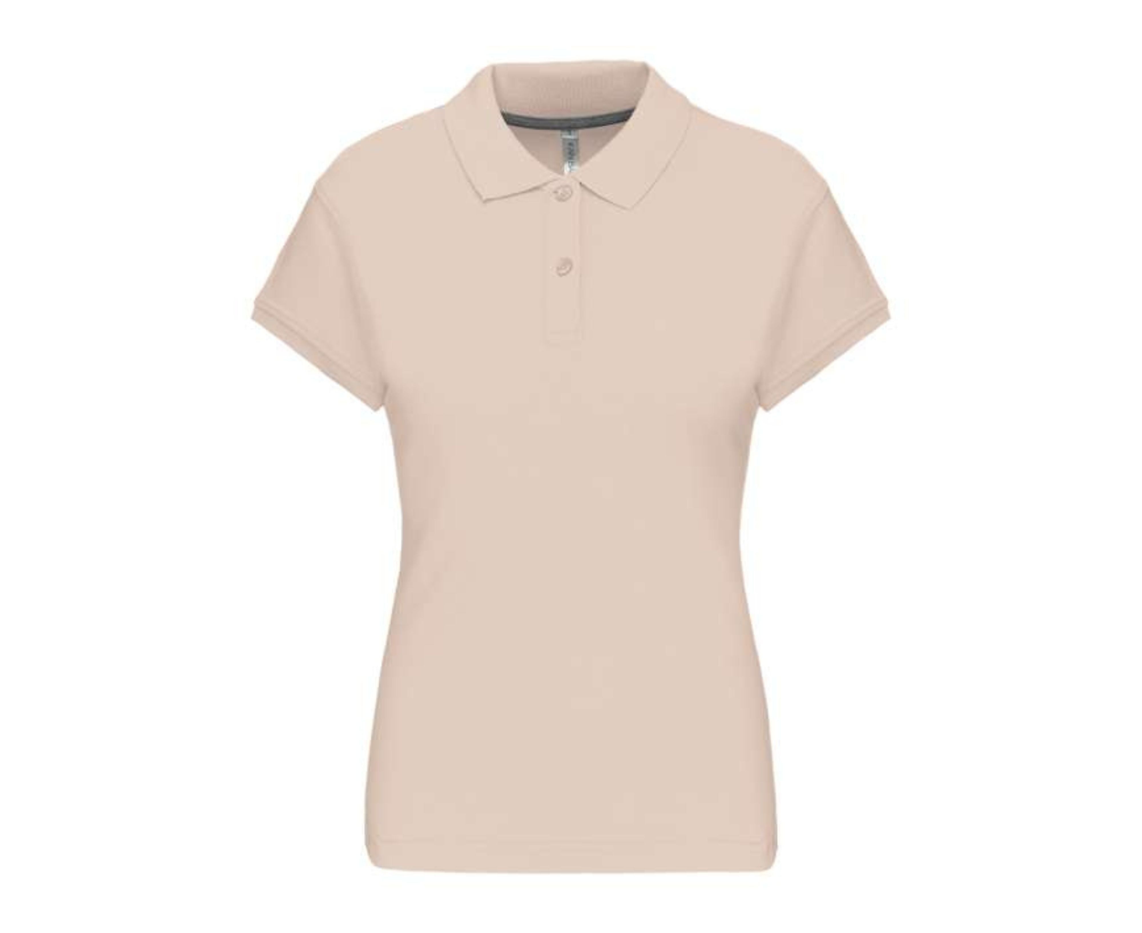 KA242 | Ladies Short Sleeved Polo Shirt Light Sand