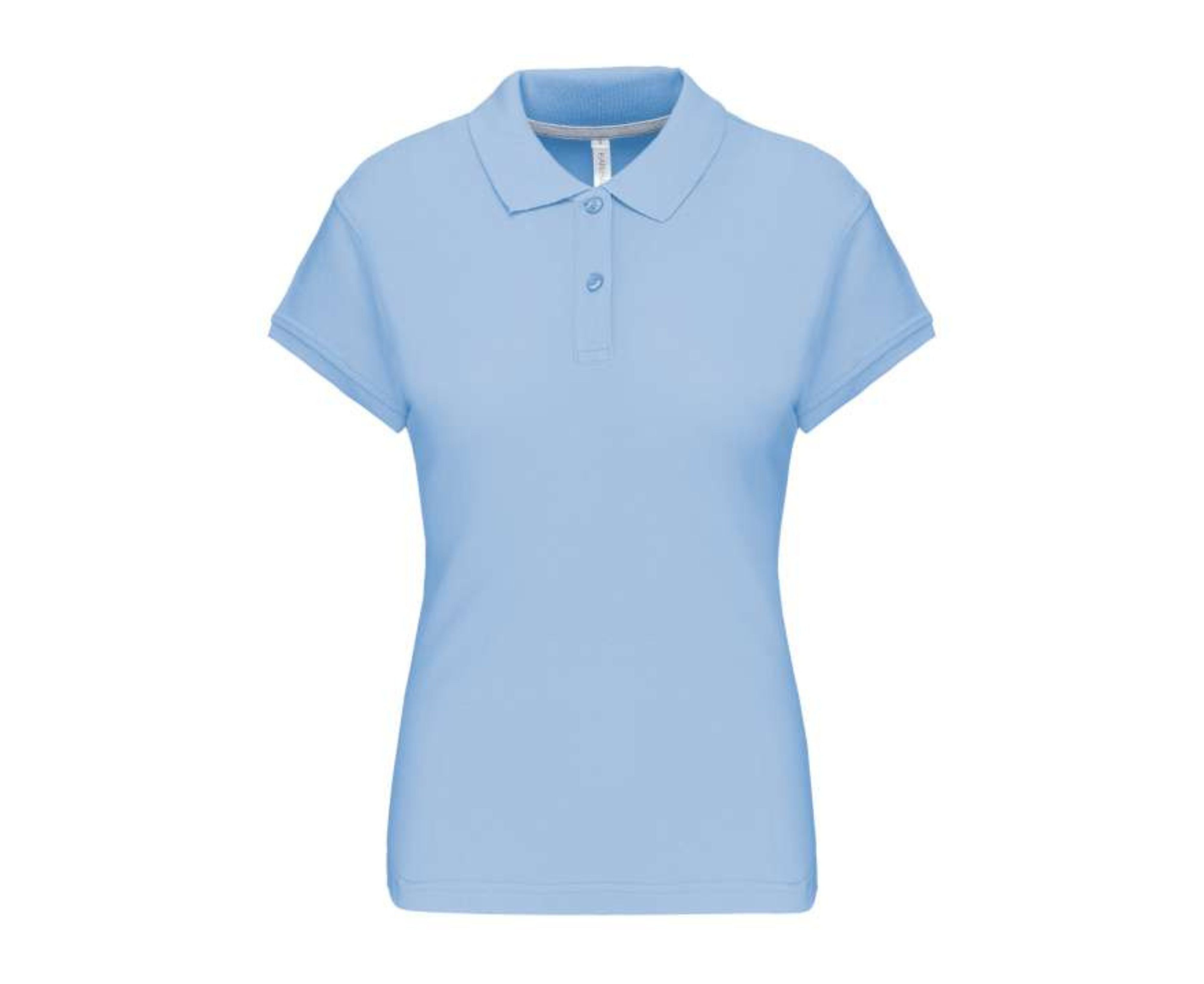 KA242 | Ladies Short Sleeved Polo Shirt Sky Blue