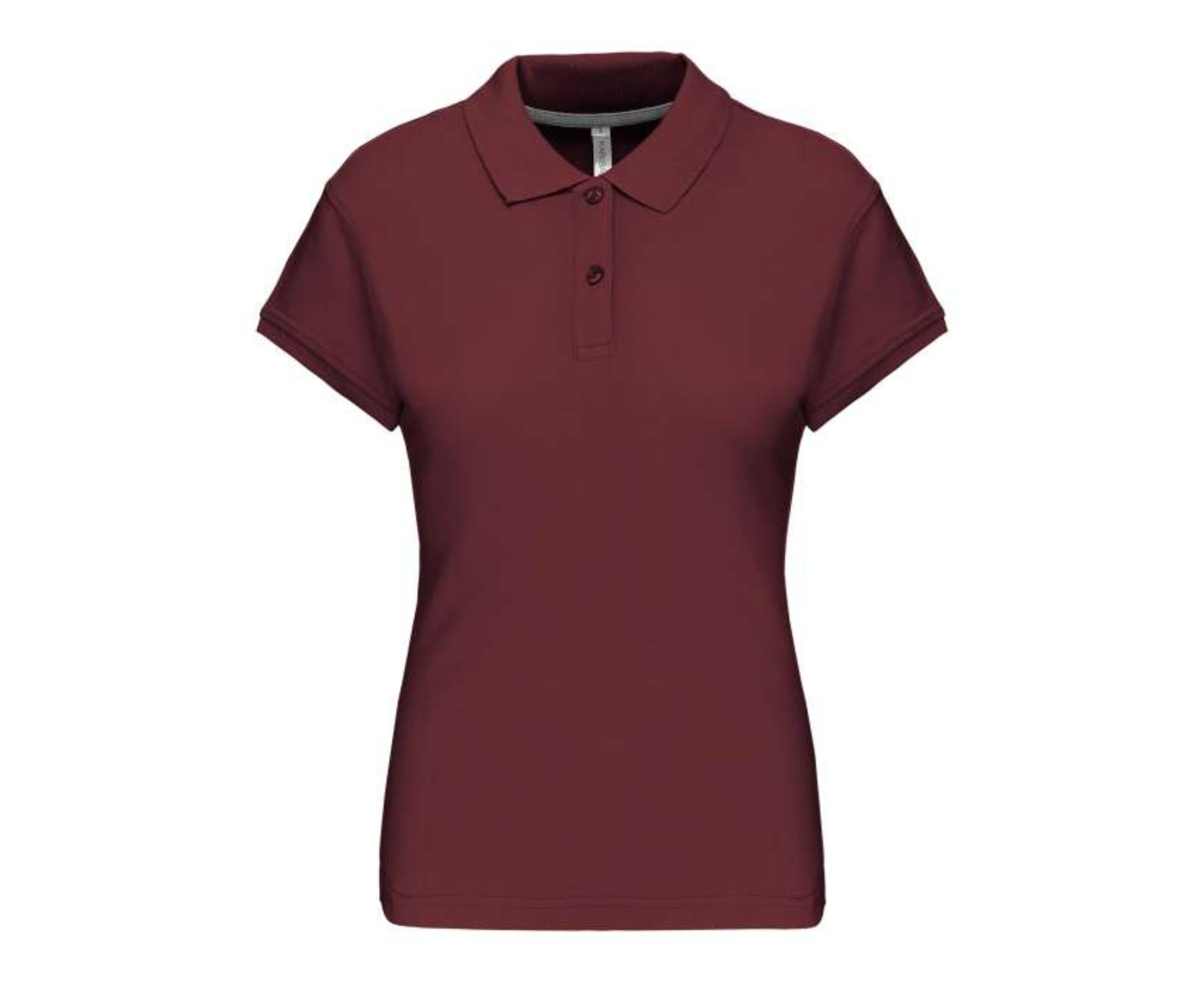 KA242 | Ladies Short Sleeved Polo Shirt Wine