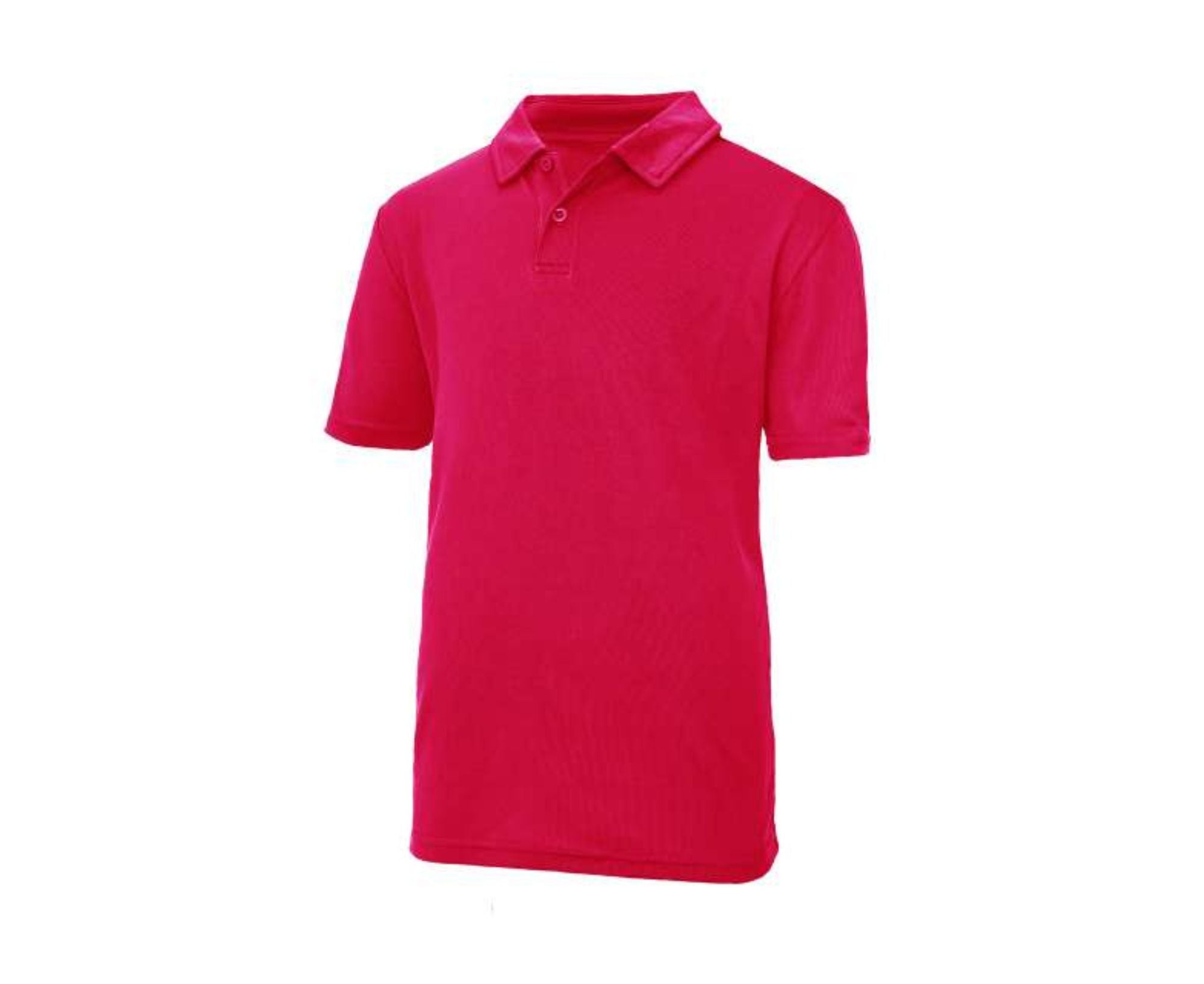 JC040J | Kids Cool Polo Shirt Hot Pink