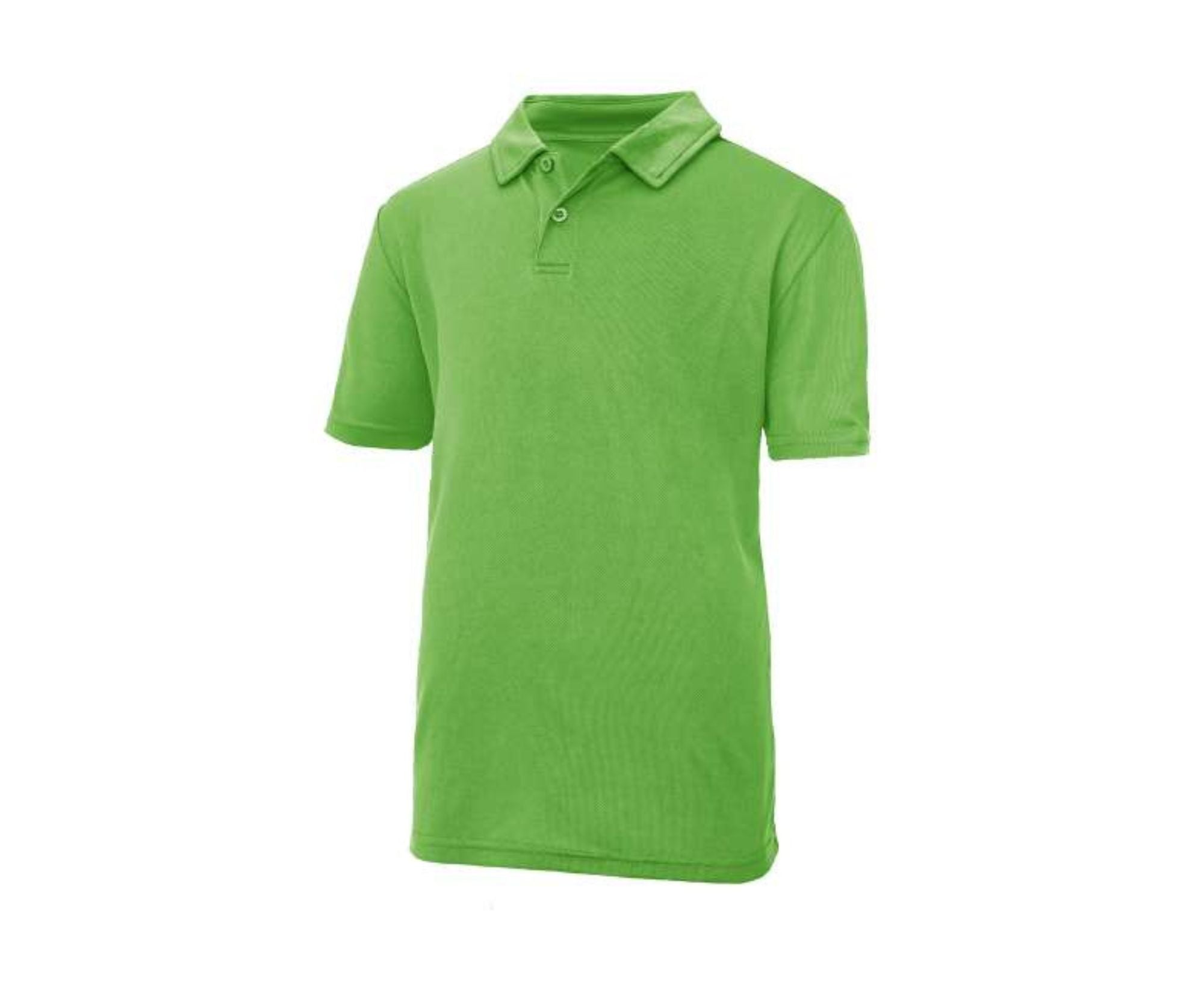 JC040J | Kids Cool Polo Shirt Lime Green