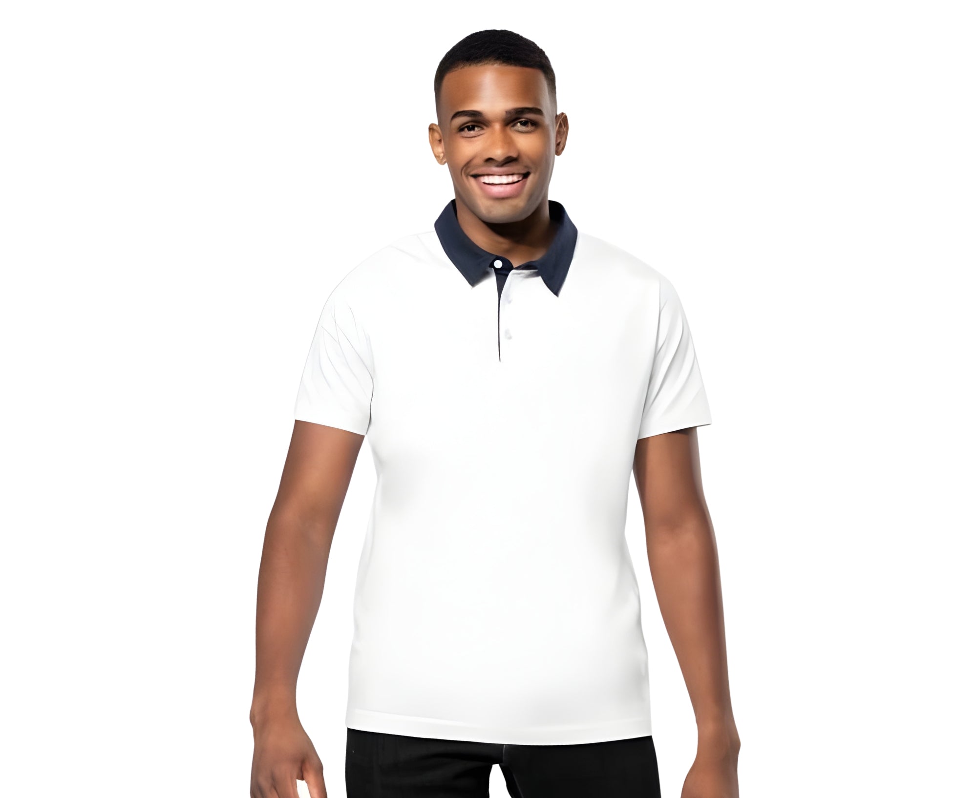 KA260 | Mens Two-Tone Jersey Polo Shirt