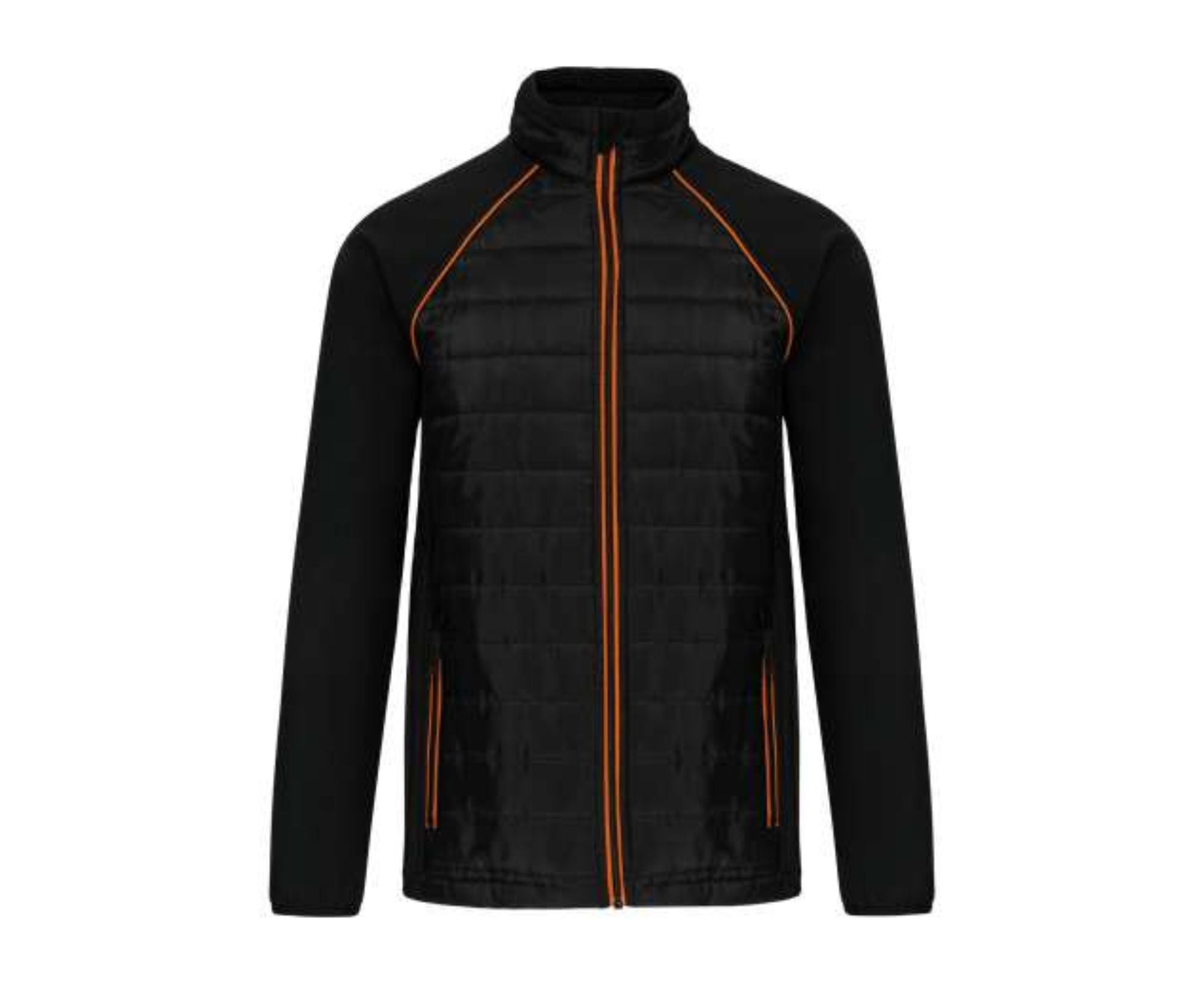 WK6147 | Unisex Dual-Fabric Daytoday Jacket Black | Orange