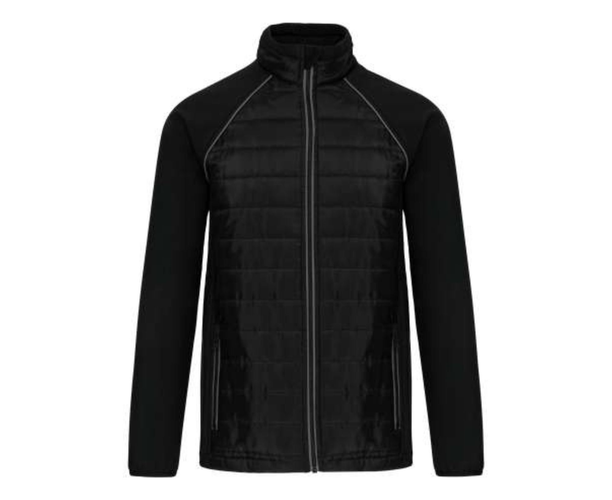 WK6147 | Unisex Dual-Fabric Daytoday Jacket Black | Silver