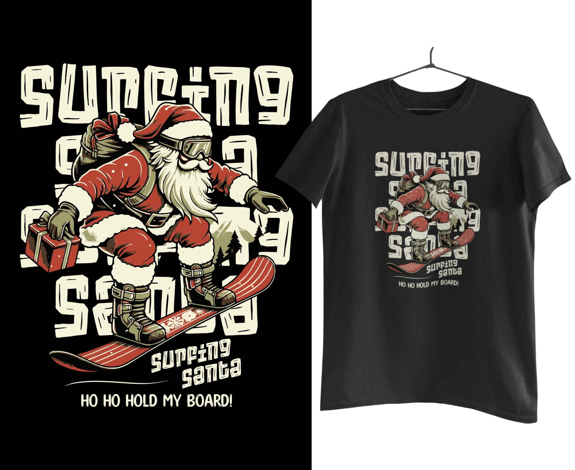 SFTK | Surfing Santa Kids T-Shirt