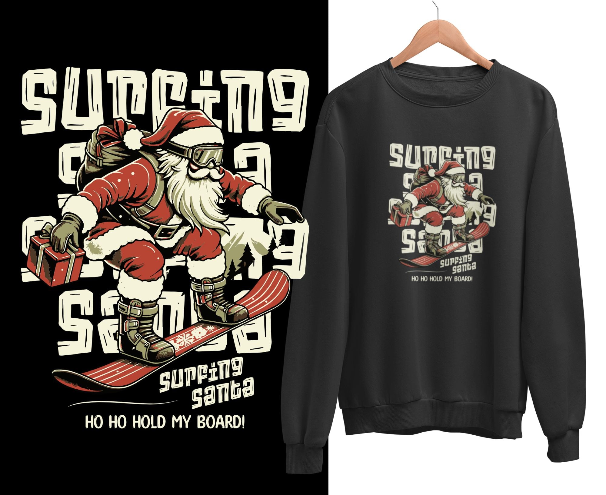 SFSWK | Surfing Santa Kids Sweatshirt