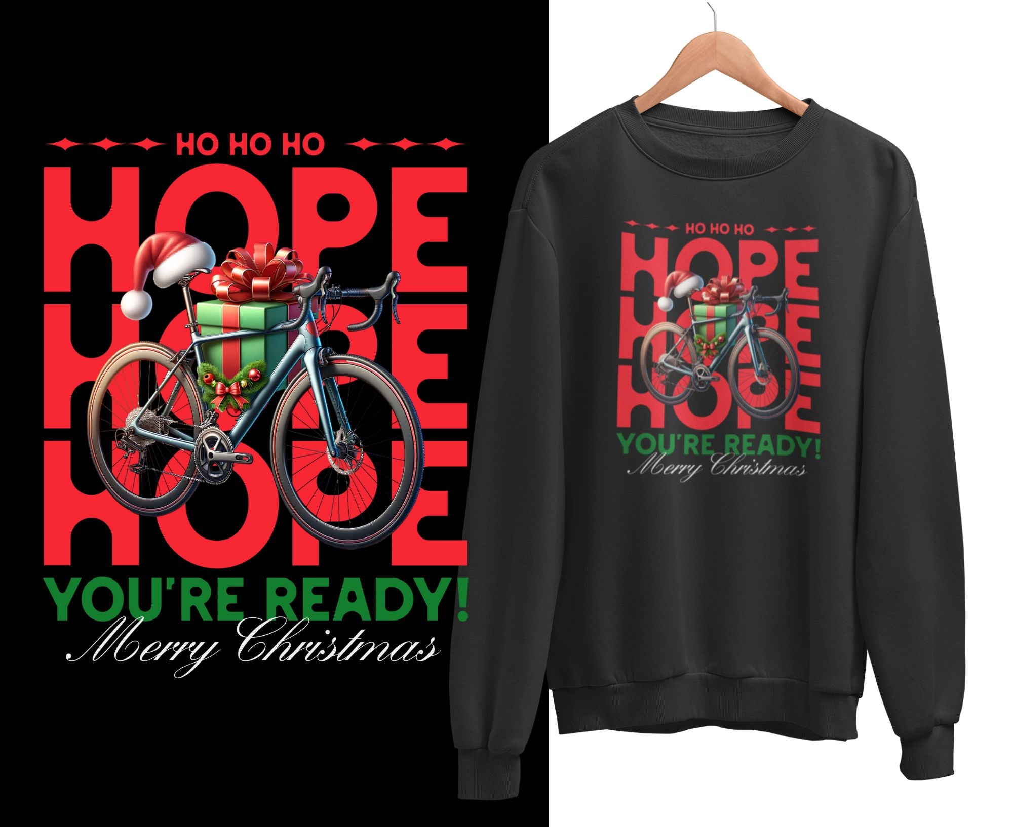 HYRSWK | Ho Ho Ho Hope You're Ready Kids Sweatshirt