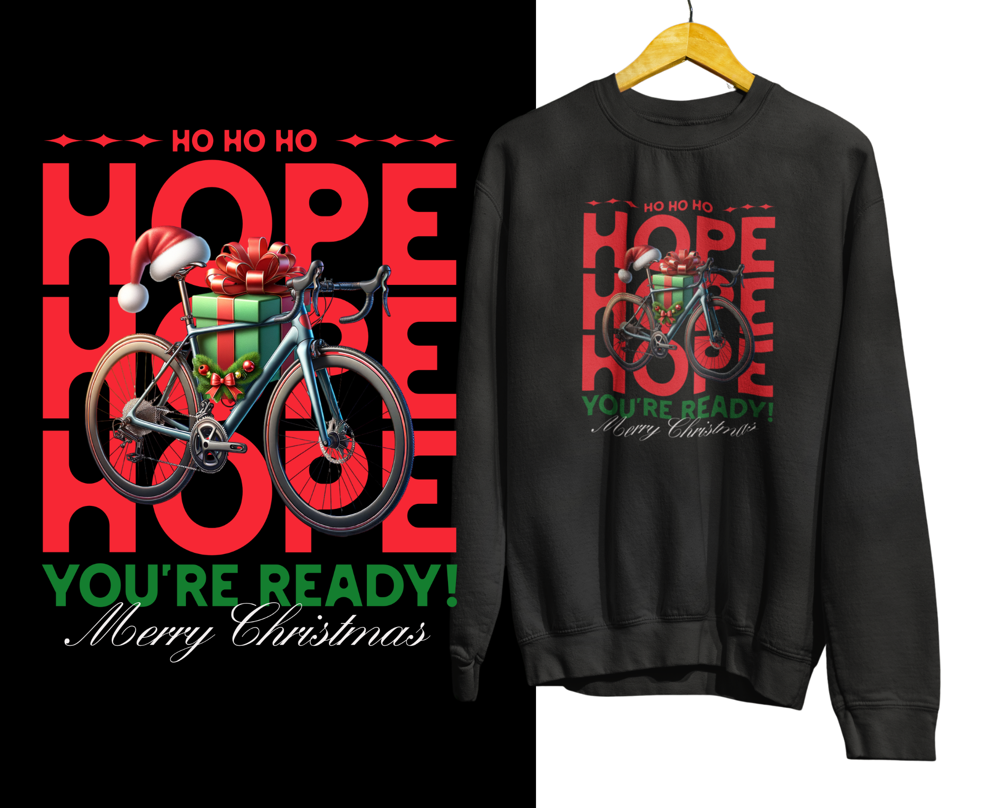HYRSW | Ho Ho Ho Hope You're Ready Unisex Sweatshirt