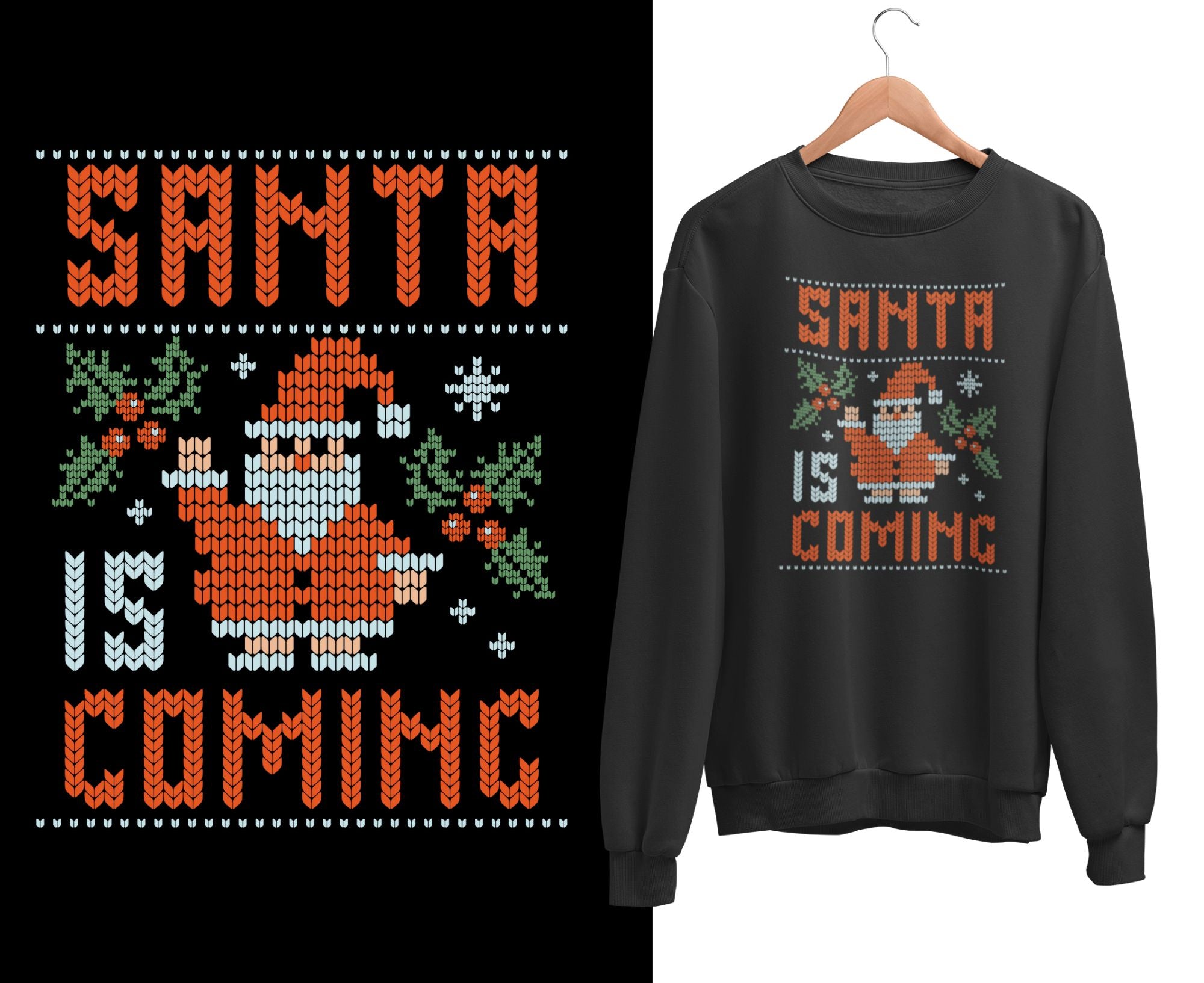 SICSWK | Santa Is Coming Kids Sweatshirt