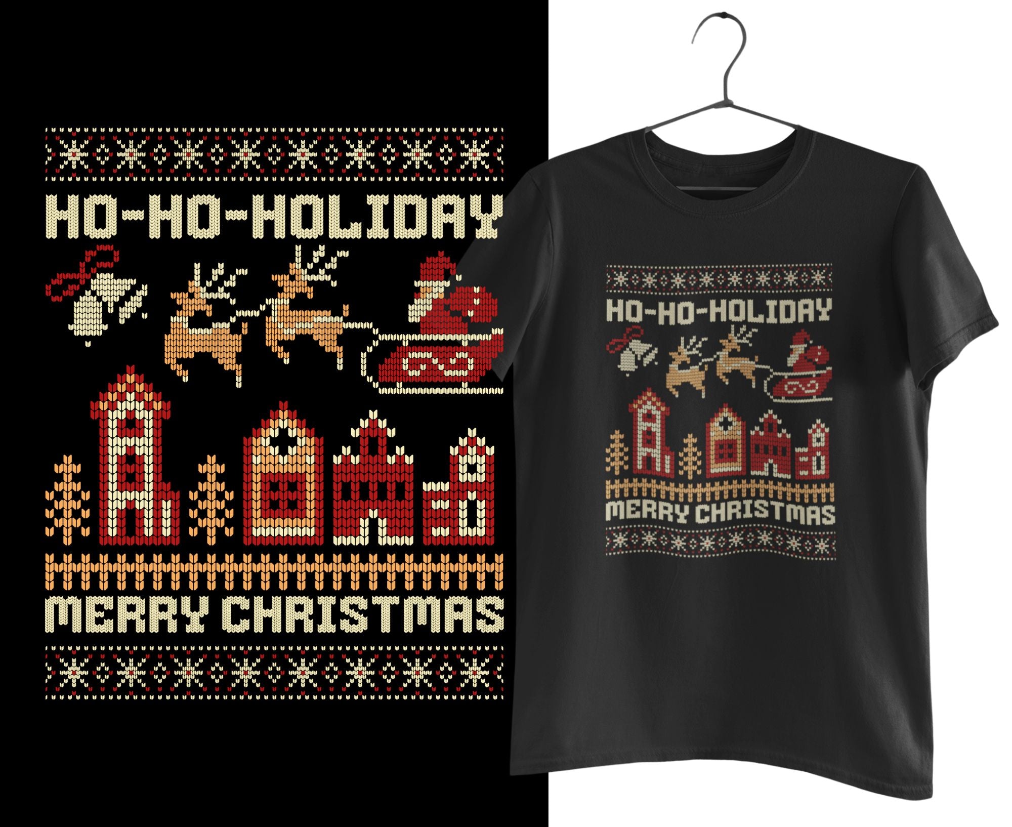HHMCKT | Ho Ho Holiday Merry Christmas Kids T-Shirt