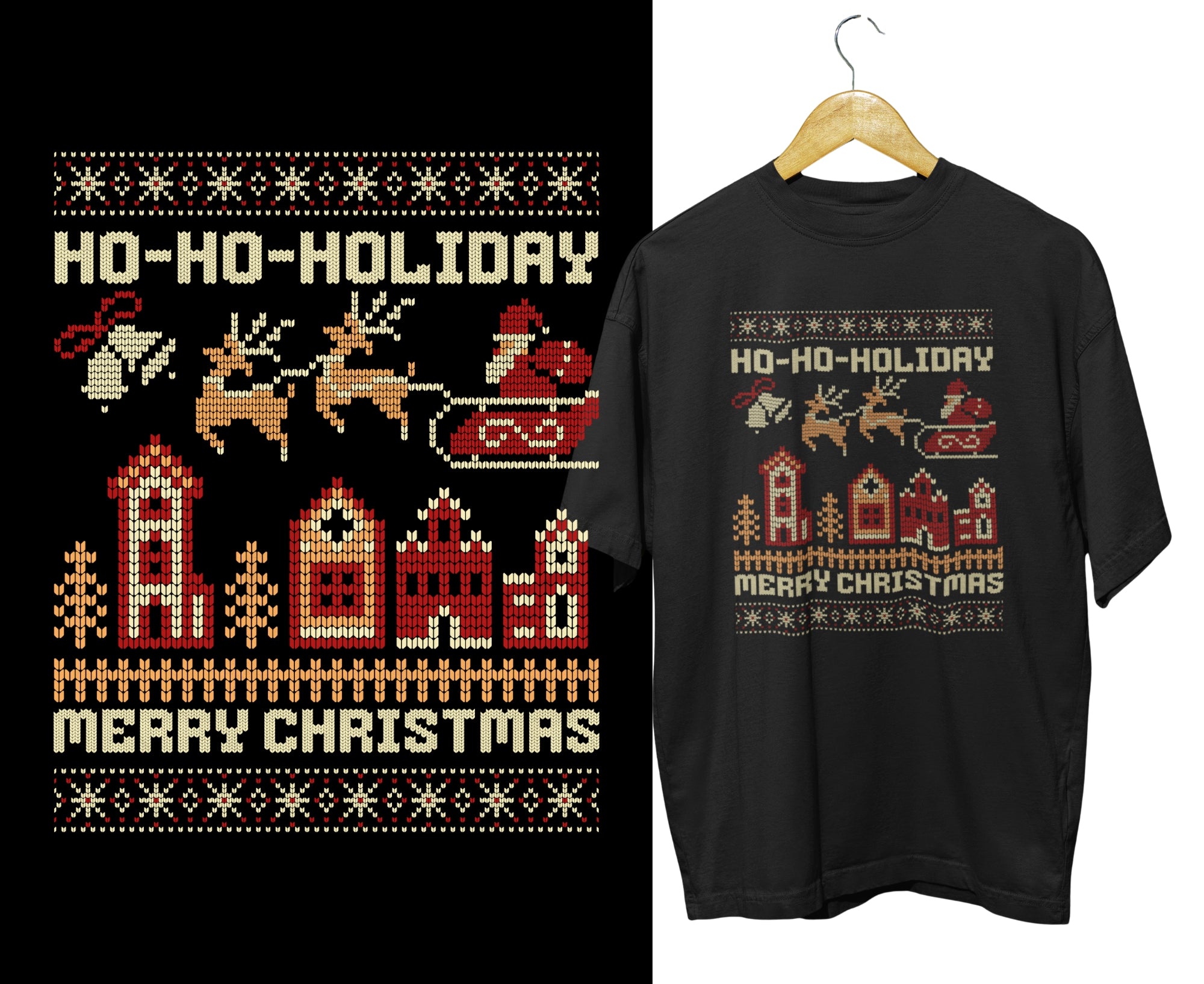 HHMCT | Ho Ho Holiday Merry Christmas Unisex T-Shirt
