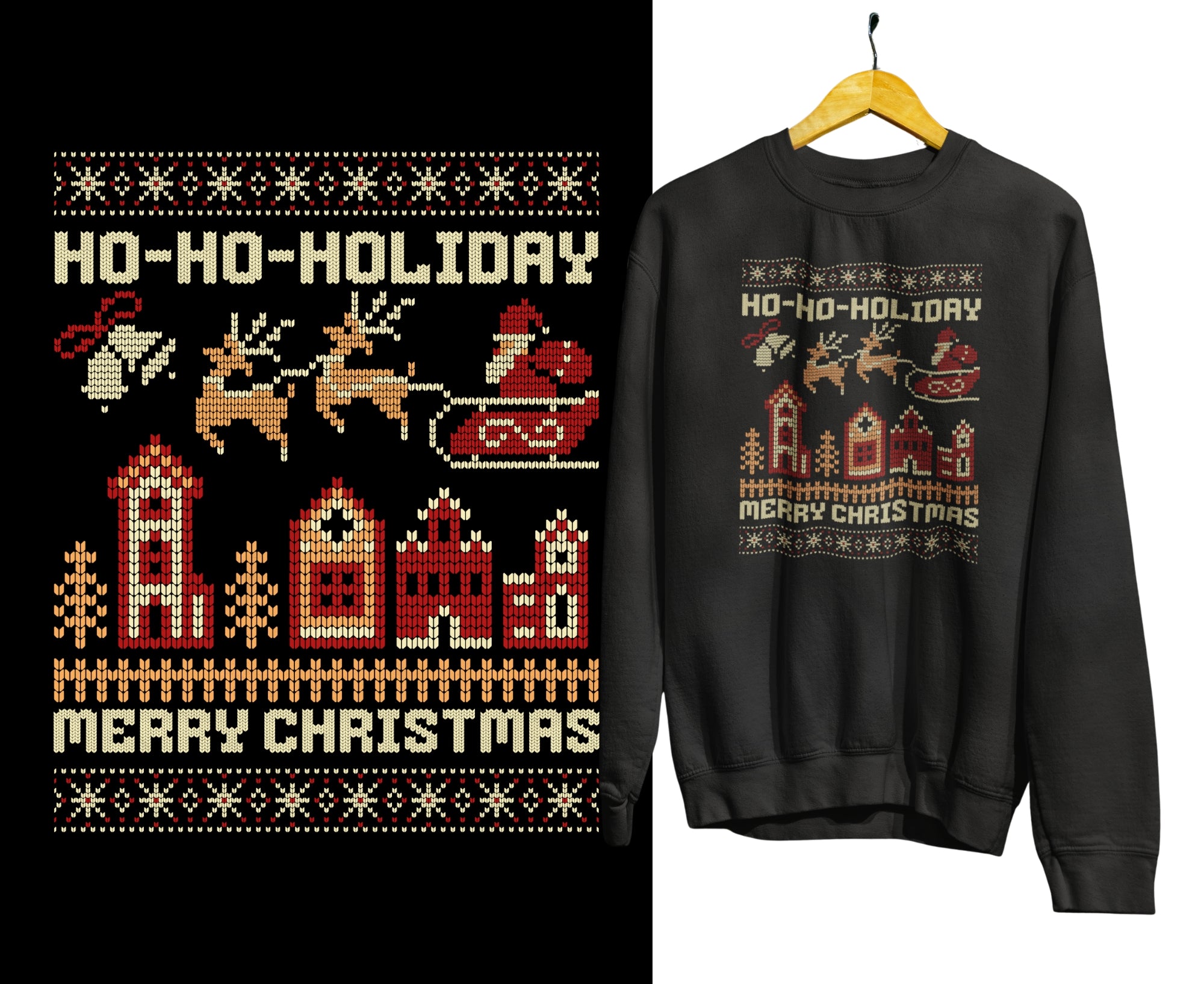 HHMCSW | Ho Ho Holiday Merry Christmas Unisex Sweatshirt