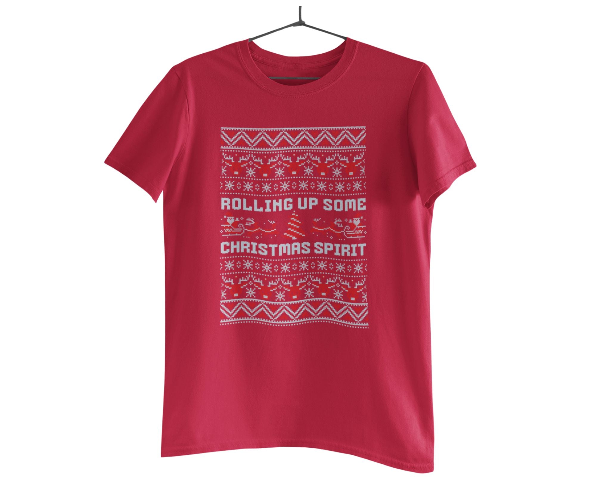 RUSCSTK | Rolling Up Some Christmas Spirit Kids T-Shirt