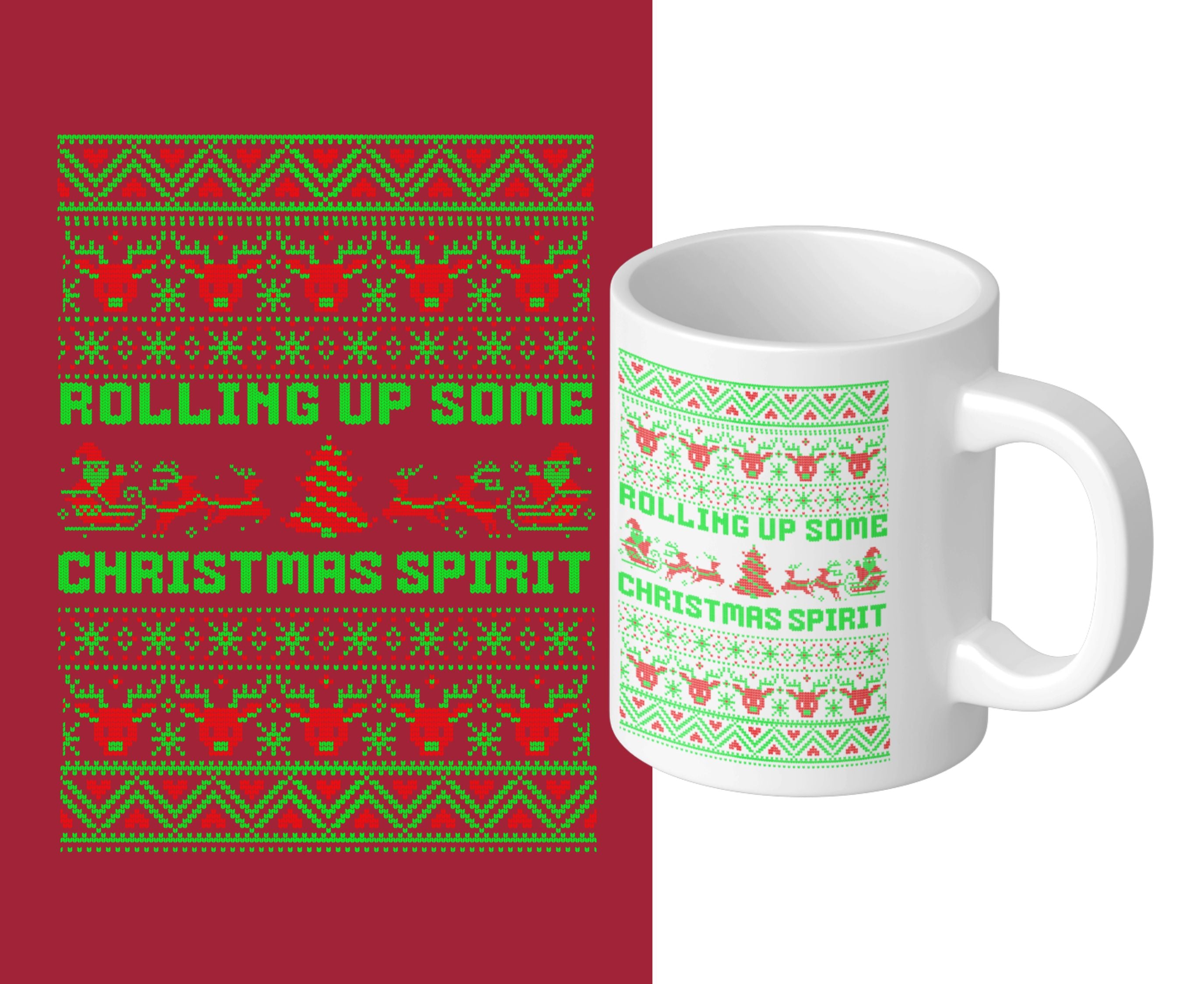 RUSCSM | Rolling Up Some Christmas Spirit Mug - 350 ml