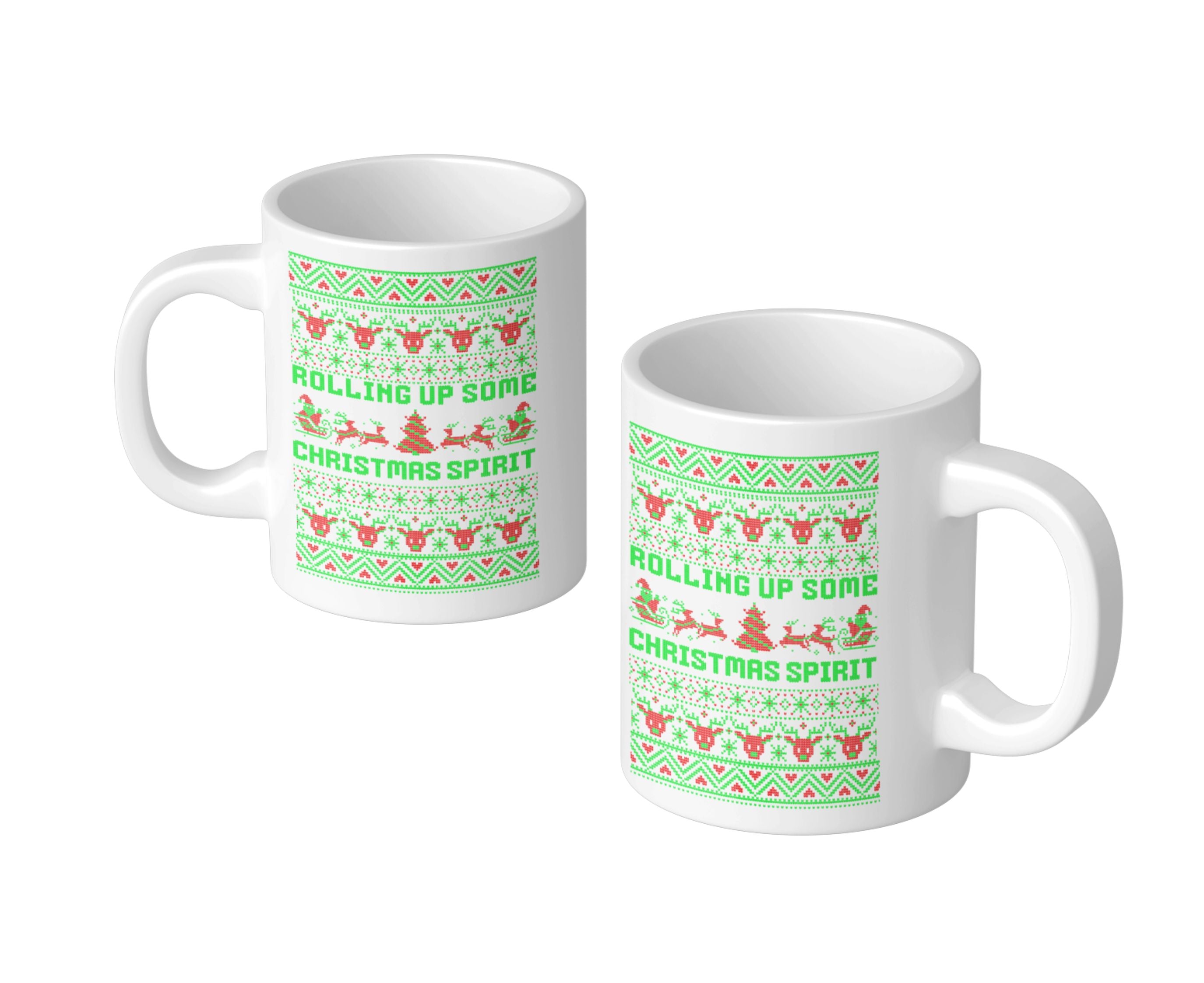 RUSCSM | Rolling Up Some Christmas Spirit Mug - 350 ml
