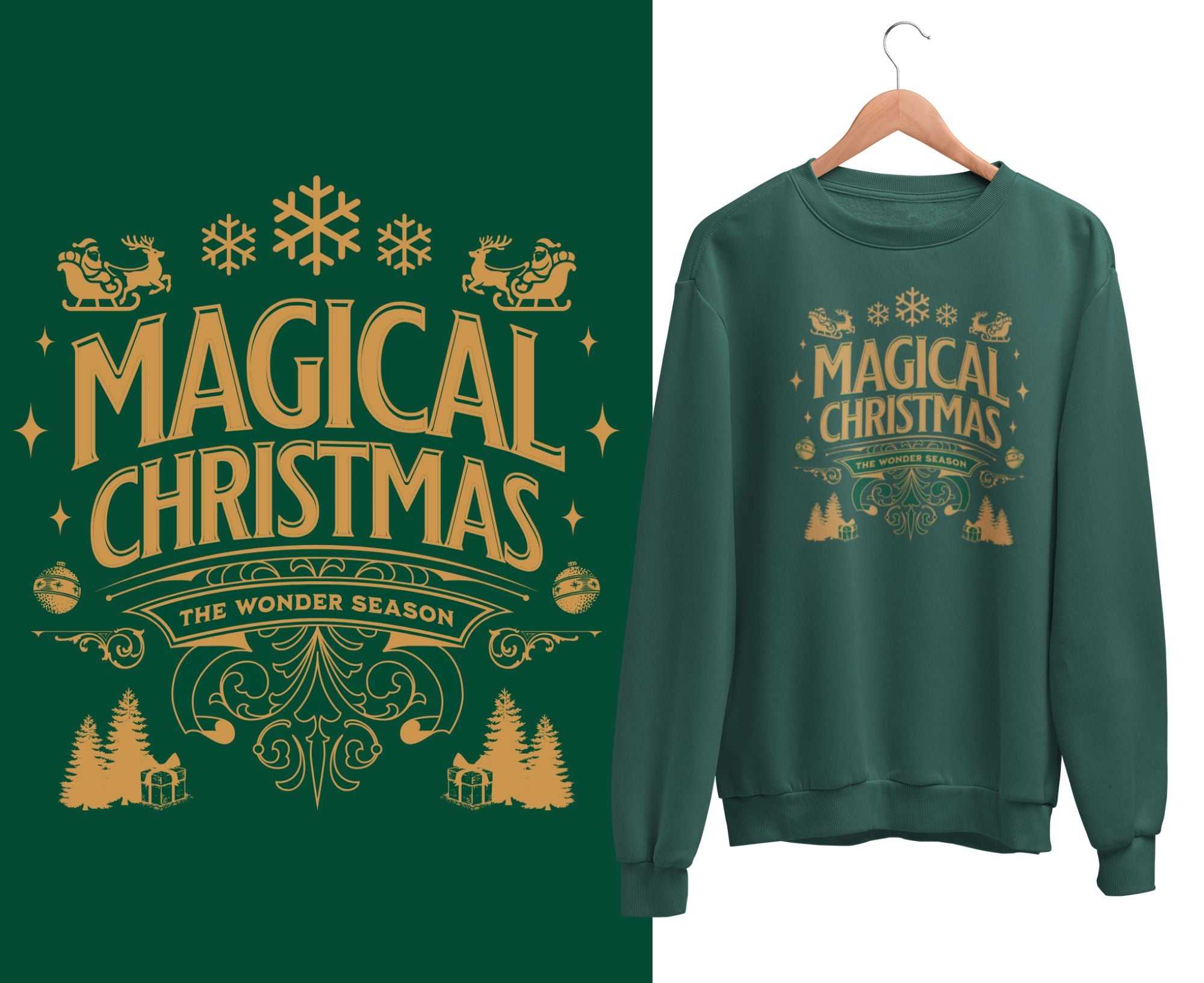 MCSWK | Magical Christmas Kids Sweatshirt