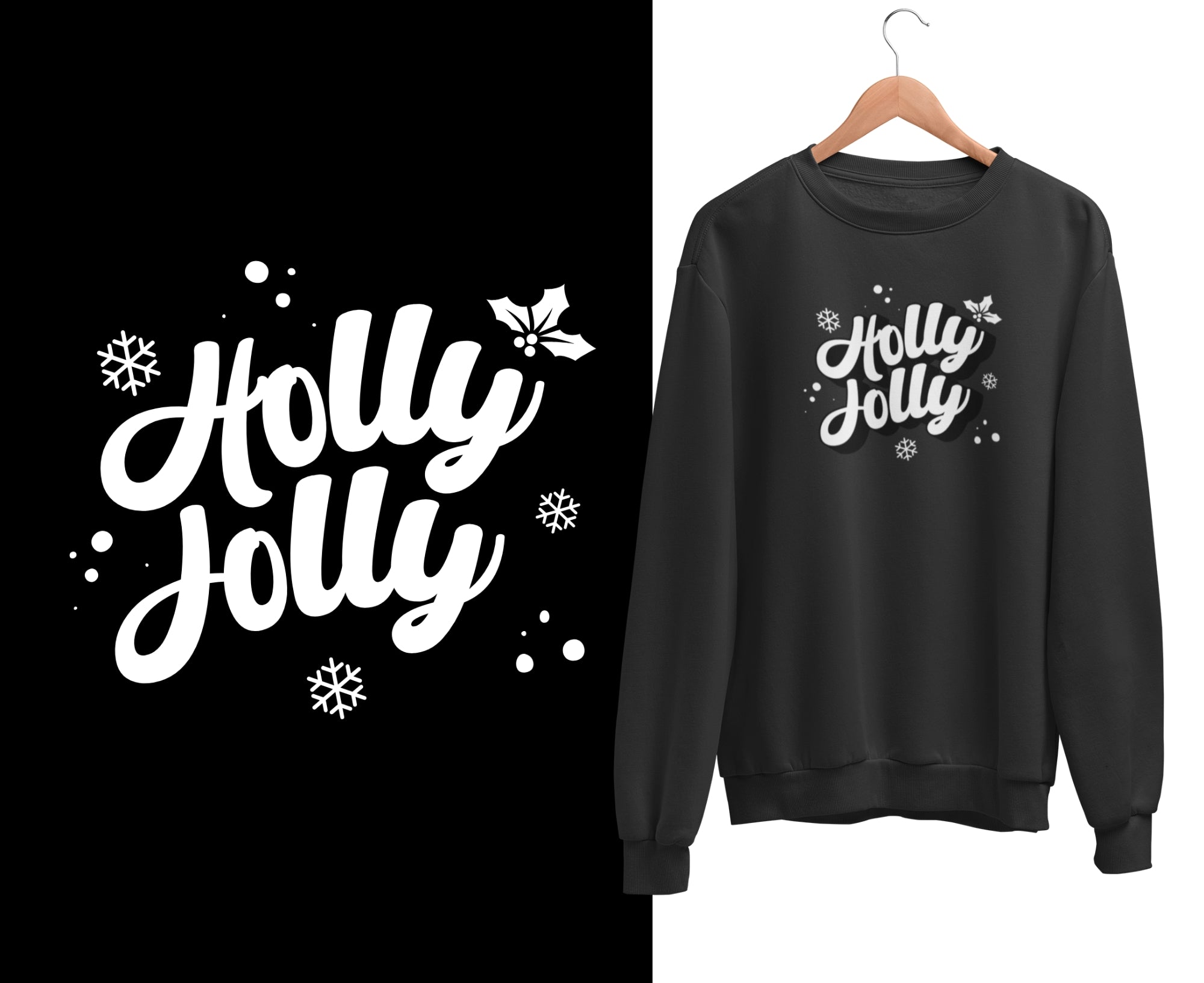 HJCSWK | Holly Jolly Christmas Kids Sweatshirt