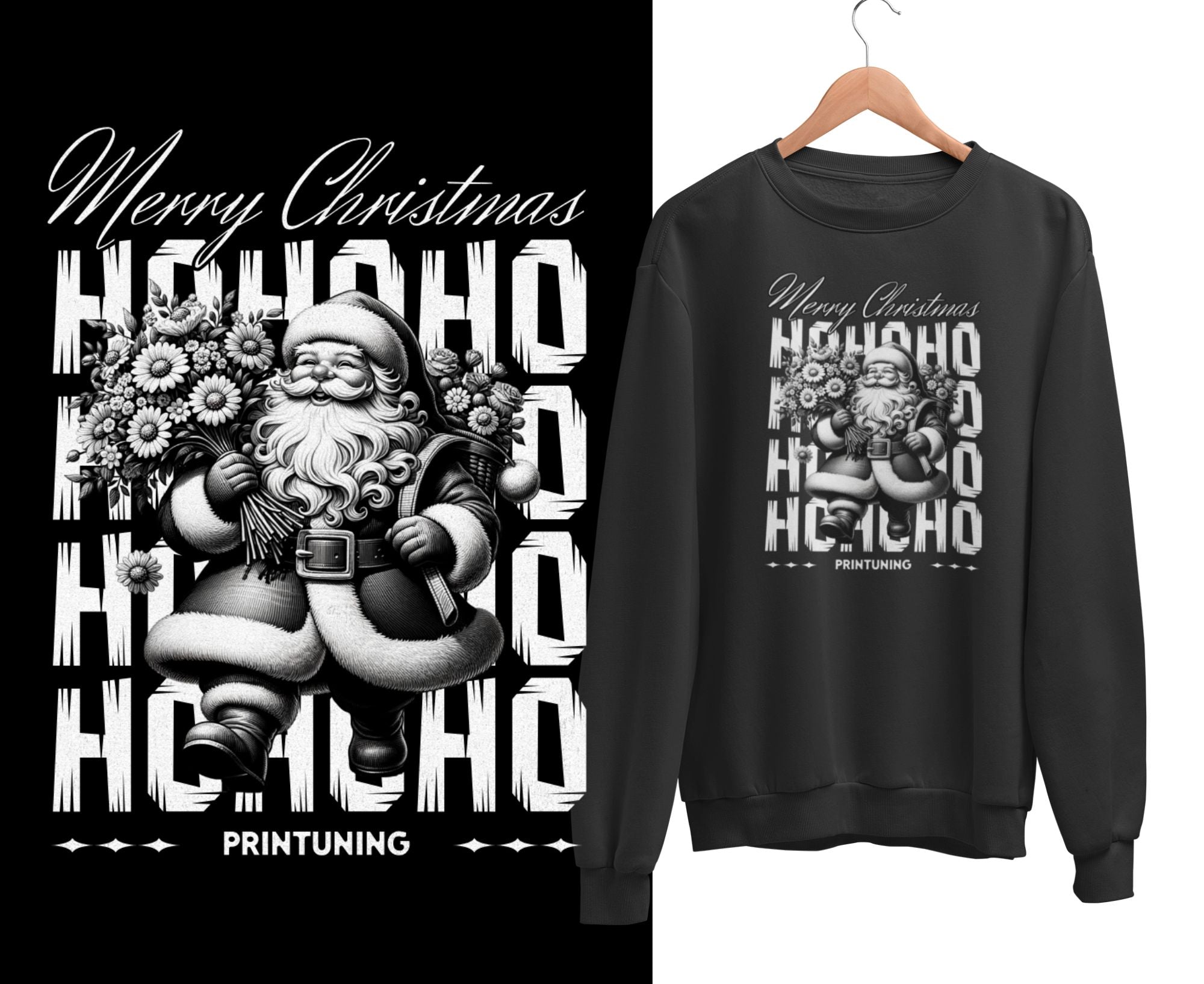 HMRSWK | Ho Ho Ho Merry Christmas Kids Sweatshirt