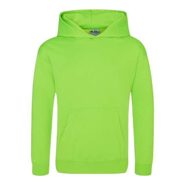AWJH004J | Kids Electric Hoodie Electric Green
