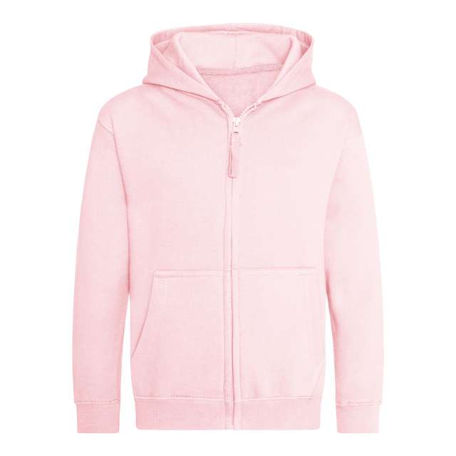AWJH050J | Kids Full Zip Hoodie Baby Pink