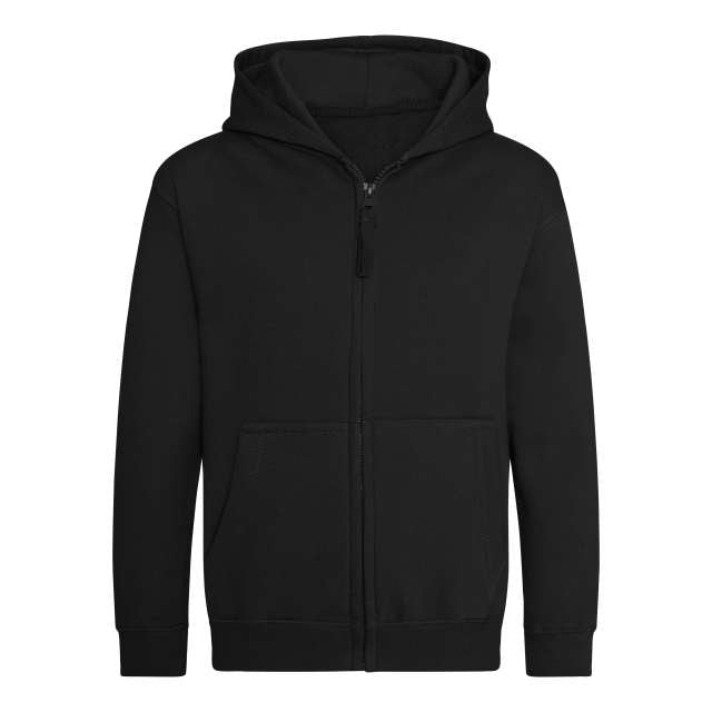 AWJH050J | Kids Full Zip Hoodie Deep Black