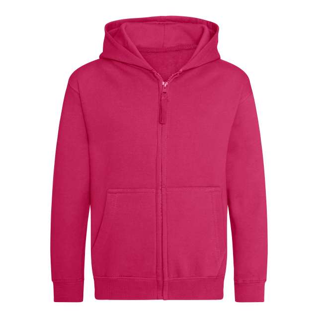 AWJH050J | Kids Full Zip Hoodie Hot Pink
