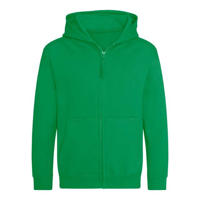 AWJH050J | Kids Full Zip Hoodie Kelly Green