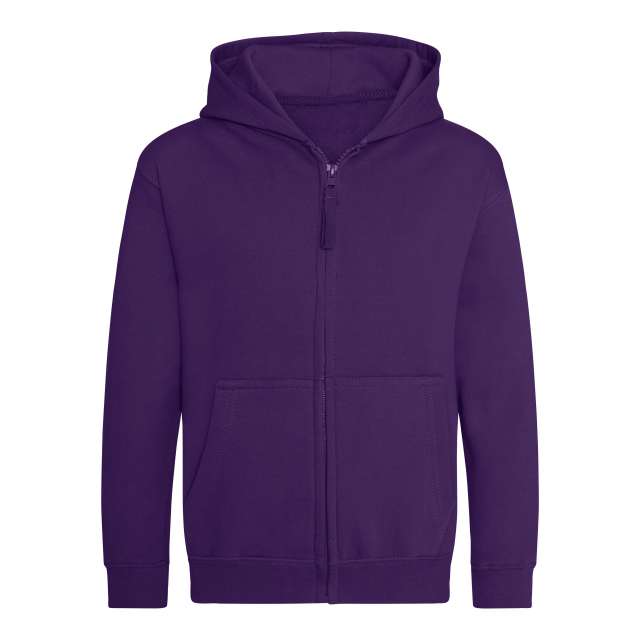 AWJH050J | Kids Full Zip Hoodie Purple