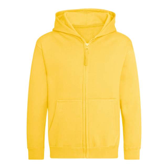 AWJH050J | Kids Full Zip Hoodie Sun Yellow
