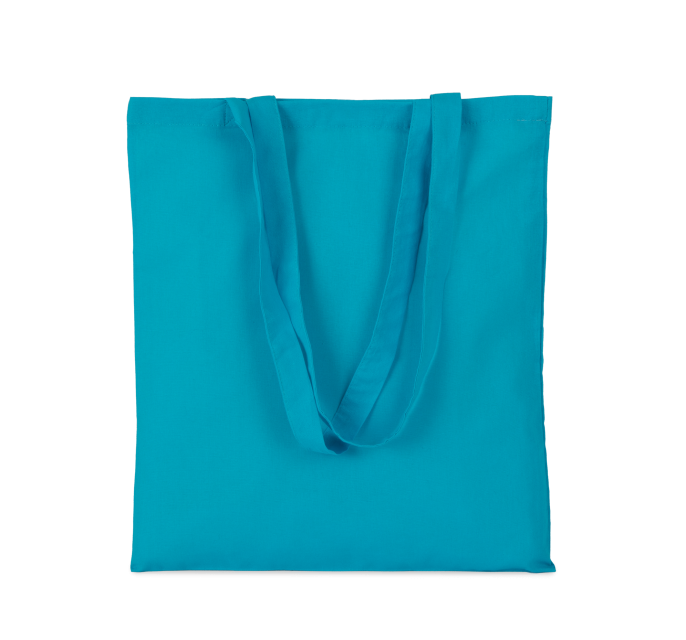 KI0223 | Basic Cotton Shopper Bag Bright Turquoise