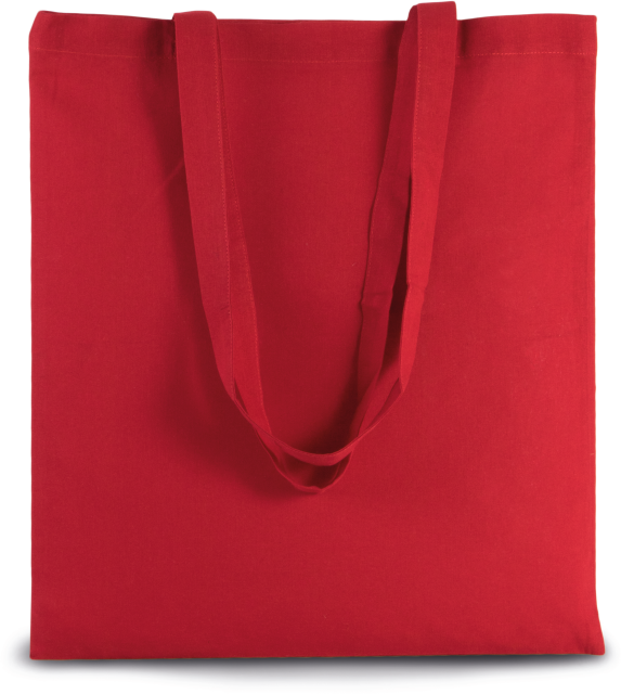 KI0223 | Basic Cotton Shopper Bag Cherry Red