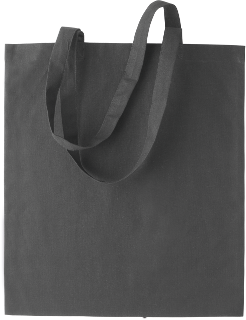 KI0223 | Basic Cotton Shopper Bag Dark Grey