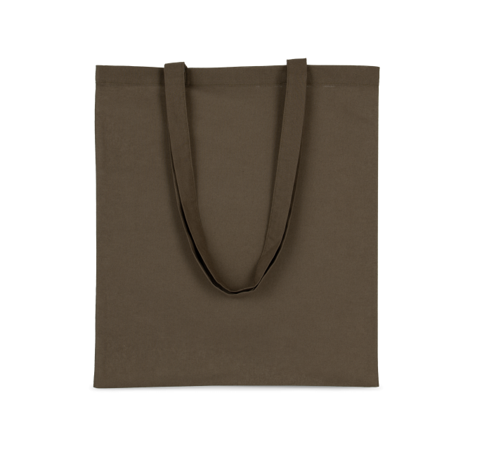 KI0223 | Basic Cotton Shopper Bag Dark Khaki