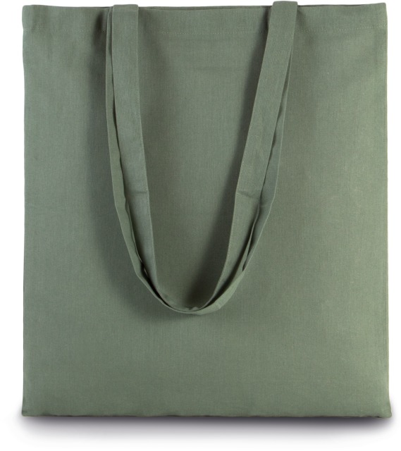 KI0223 | Basic Cotton Shopper Bag Dusty Light Green