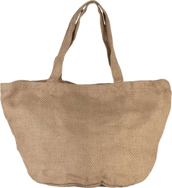 KI0227 | Yarn Dyed Jute Bag Natural