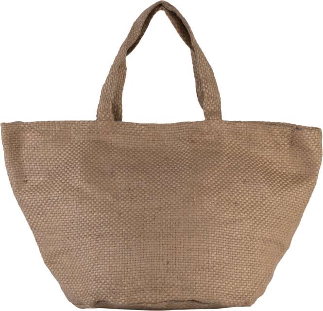 KI0227 | Yarn Dyed Jute Bag Natural | Cappuccino