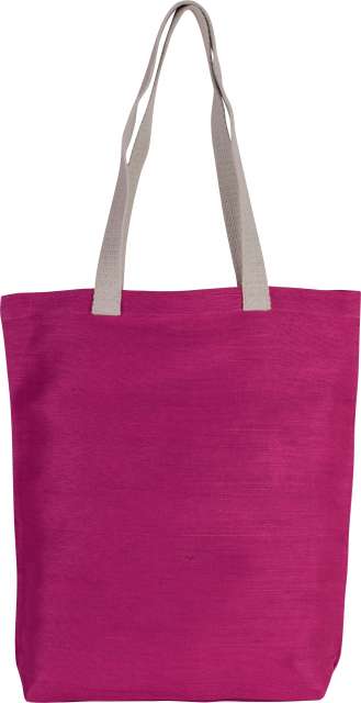 KI0229 | Jute Beach Bag Fuchsia