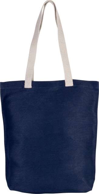 KI0229 | Jute Beach Bag Midnight Blue