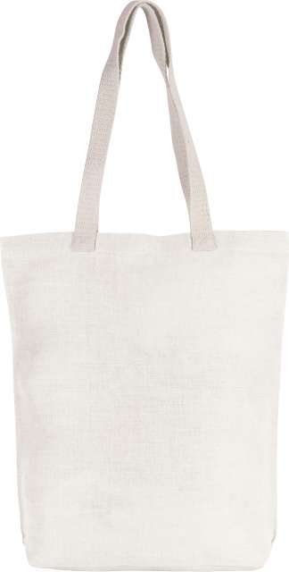 KI0229 | Jute Beach Bag Vanilla White