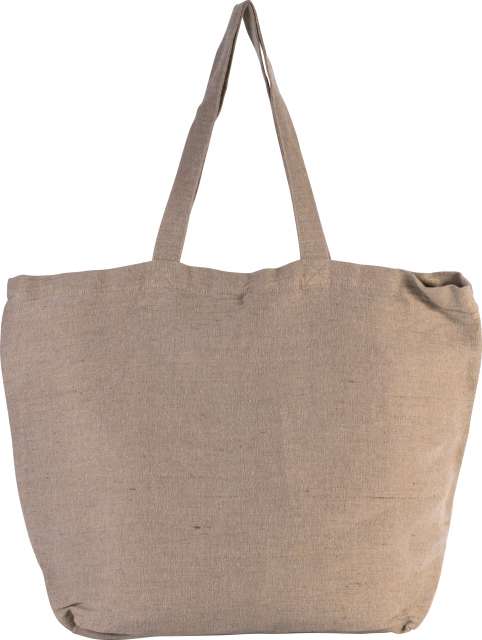 KI0231 | Large Lined Juco Bag Washed Natural