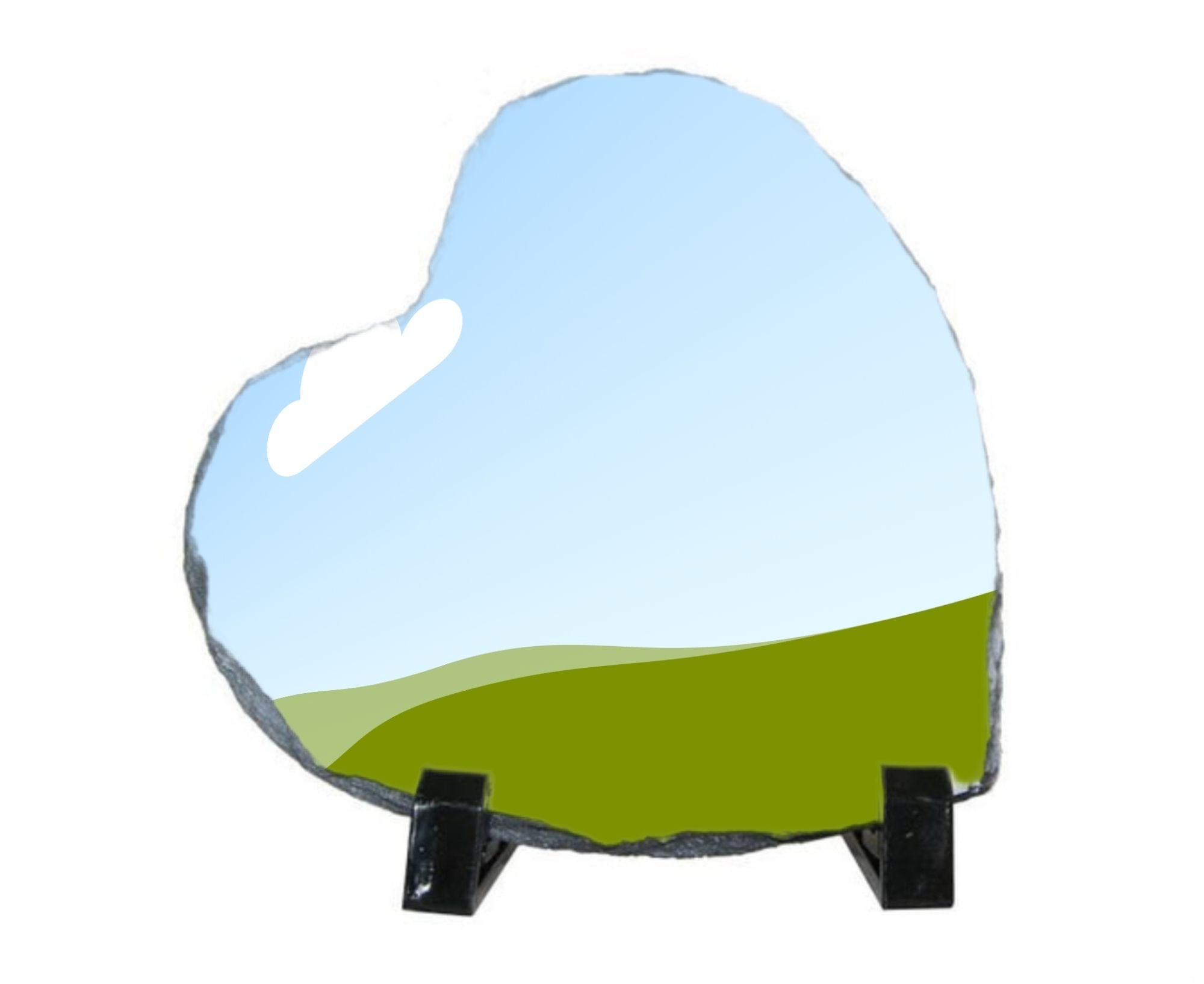 GPHSGB20X20 | Hearth Shape Granite Block - 20 cm x 20 cm 20 cm x 20 cm