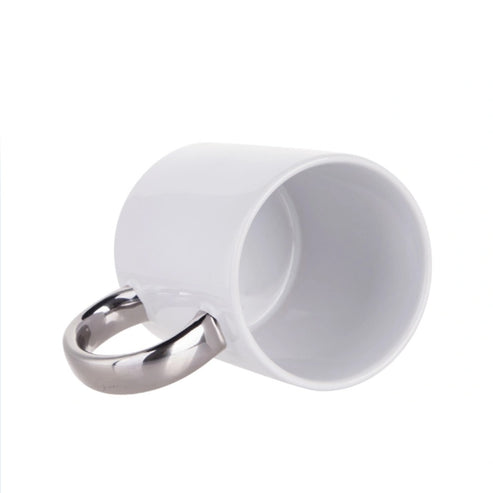 GPHCWM350 | Handle Colored White Ceramic Mug - 350 ml